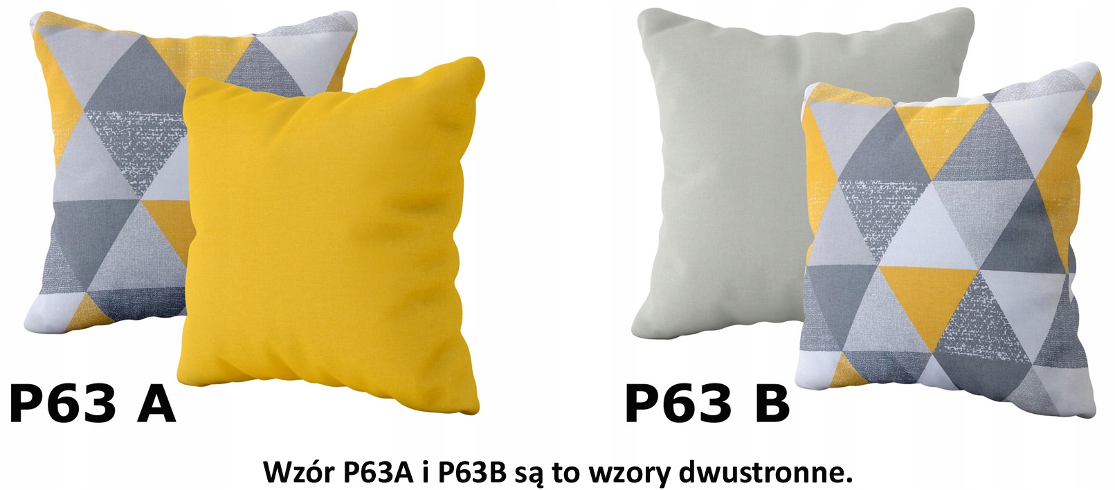 Poszewka na Poduszkę - 50x70 - Dwustronna Kod producenta P50/70
