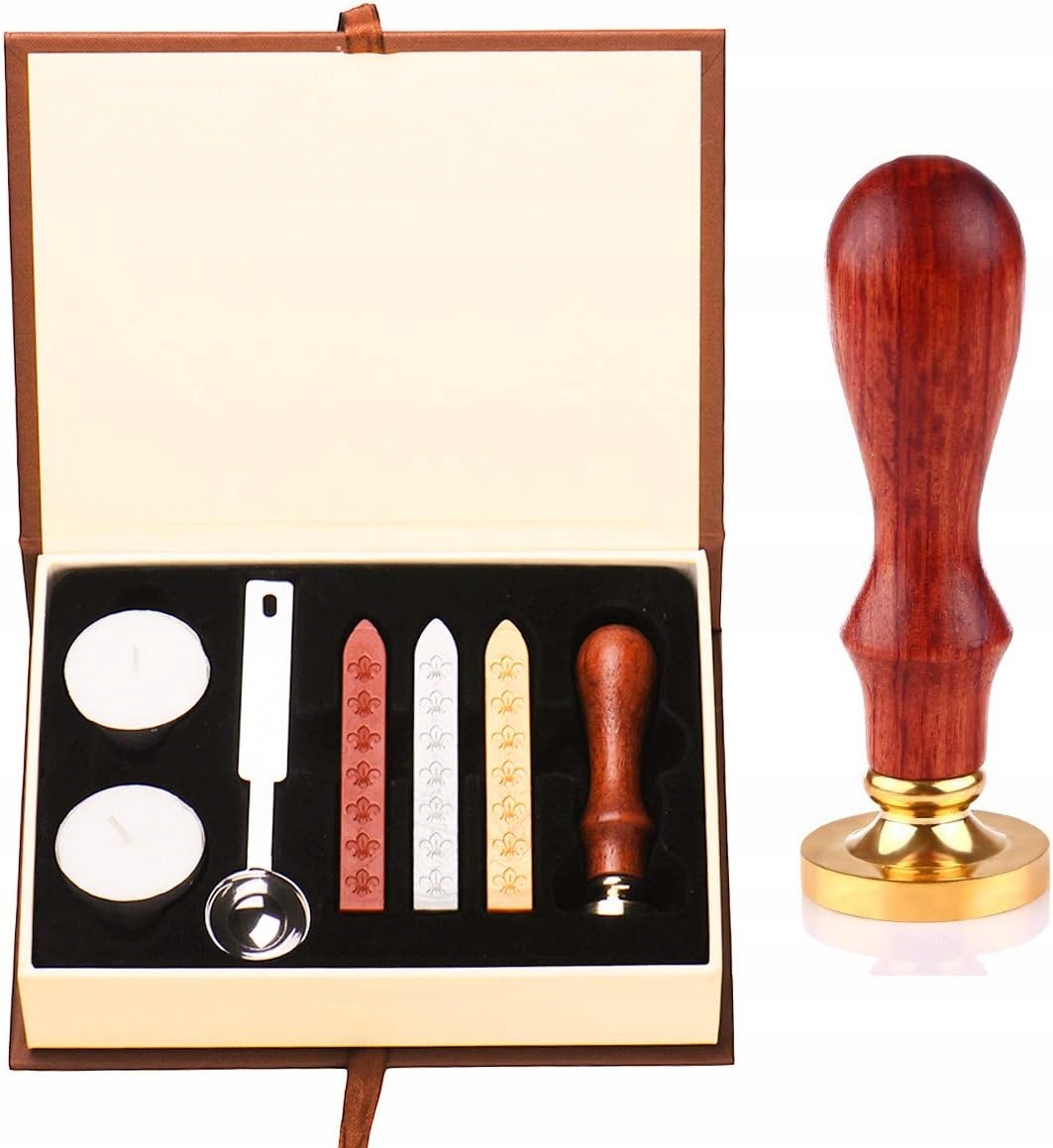 Sada Na Výrobu Voskových Razítek Nalíčení Dopisů Harry Poter 7 Ks