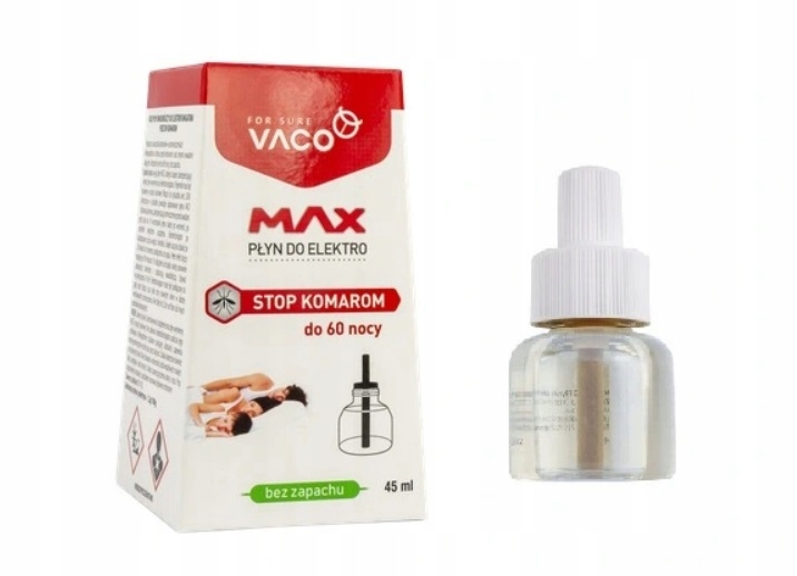 

Vaco Wkład Płyn Do Elektro Na Komary Max 45ml