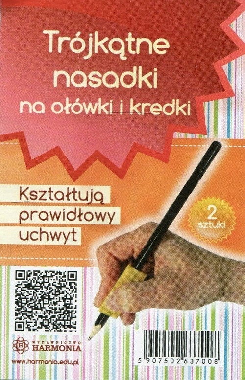 

Nasadki na ołówki i kredki 2 sztuki