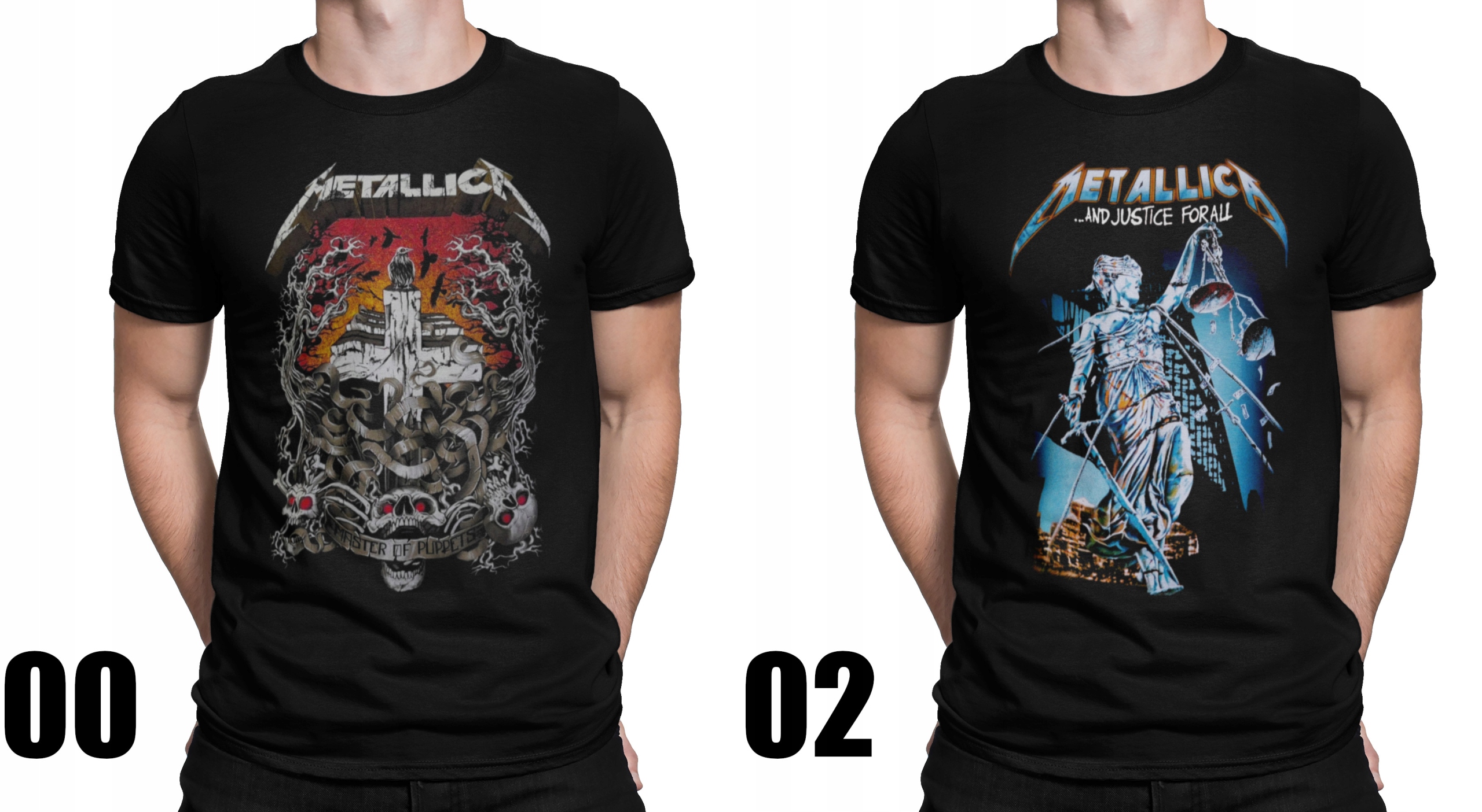 METALLICA METAL T-Shirt Koszulka 30 WZORÓW L Rozmiar L