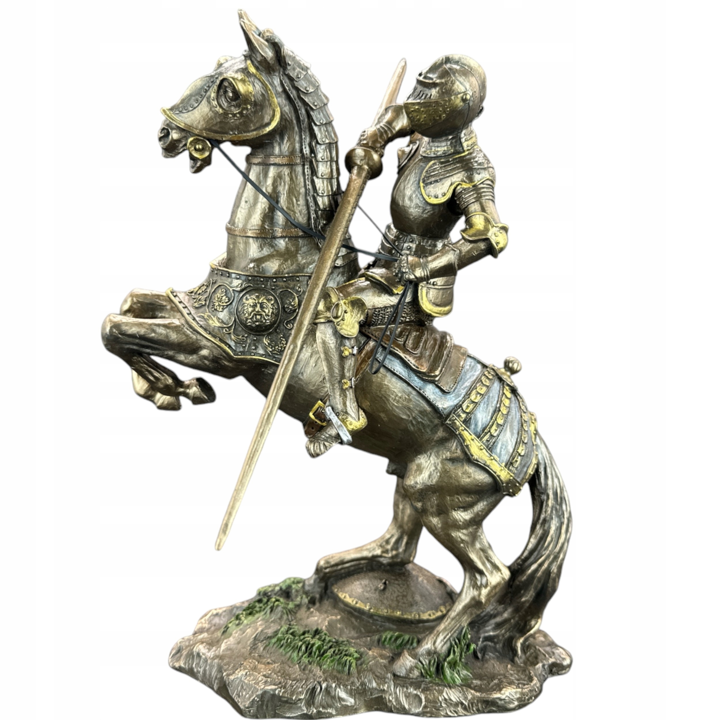 Figurka Socha Soška Veľký Rytier Na Koni S Kopiou Veronese (WU73736A4)