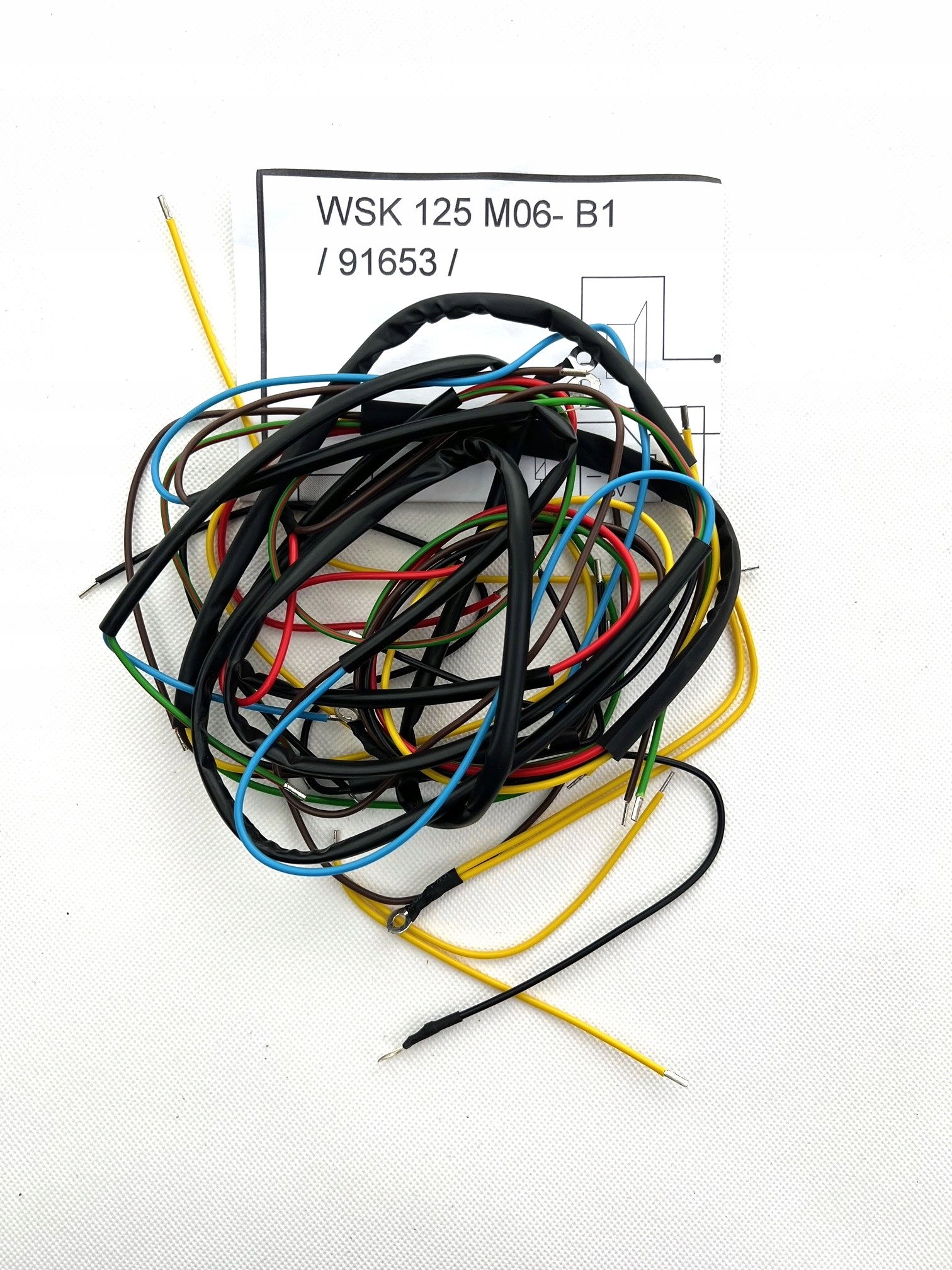 Instalacja elektryczna Wsk 125 M06 B1 wiązka czarna