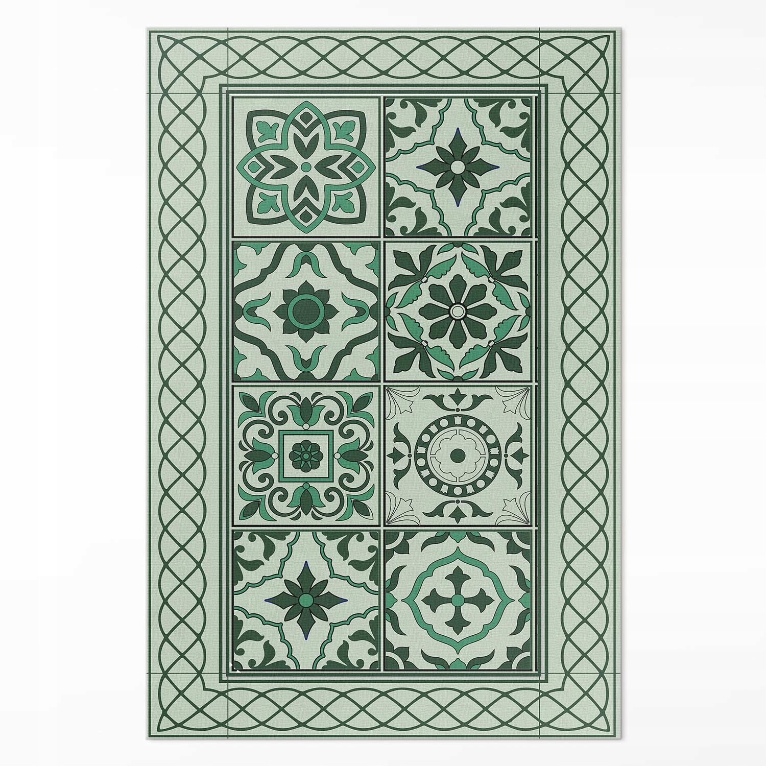 Vinylový koberec s grafikou Španielsky vrkoč krásne dlaždice Veľký 140 x 210 cm