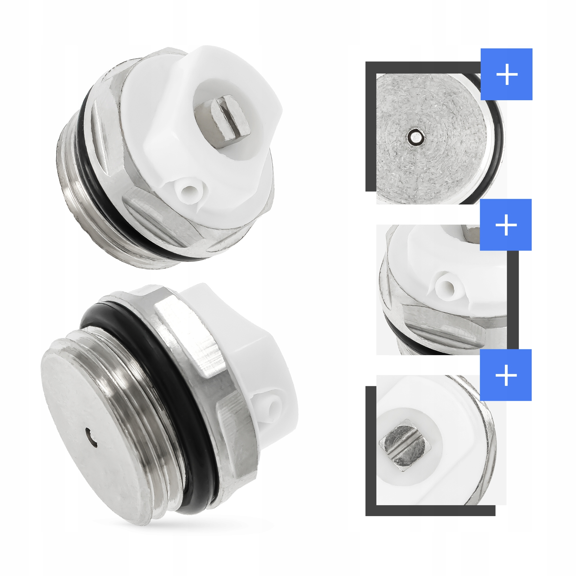 Odpowietrznik grzejnika ręczny na kluczyk 1/2 Typ inny