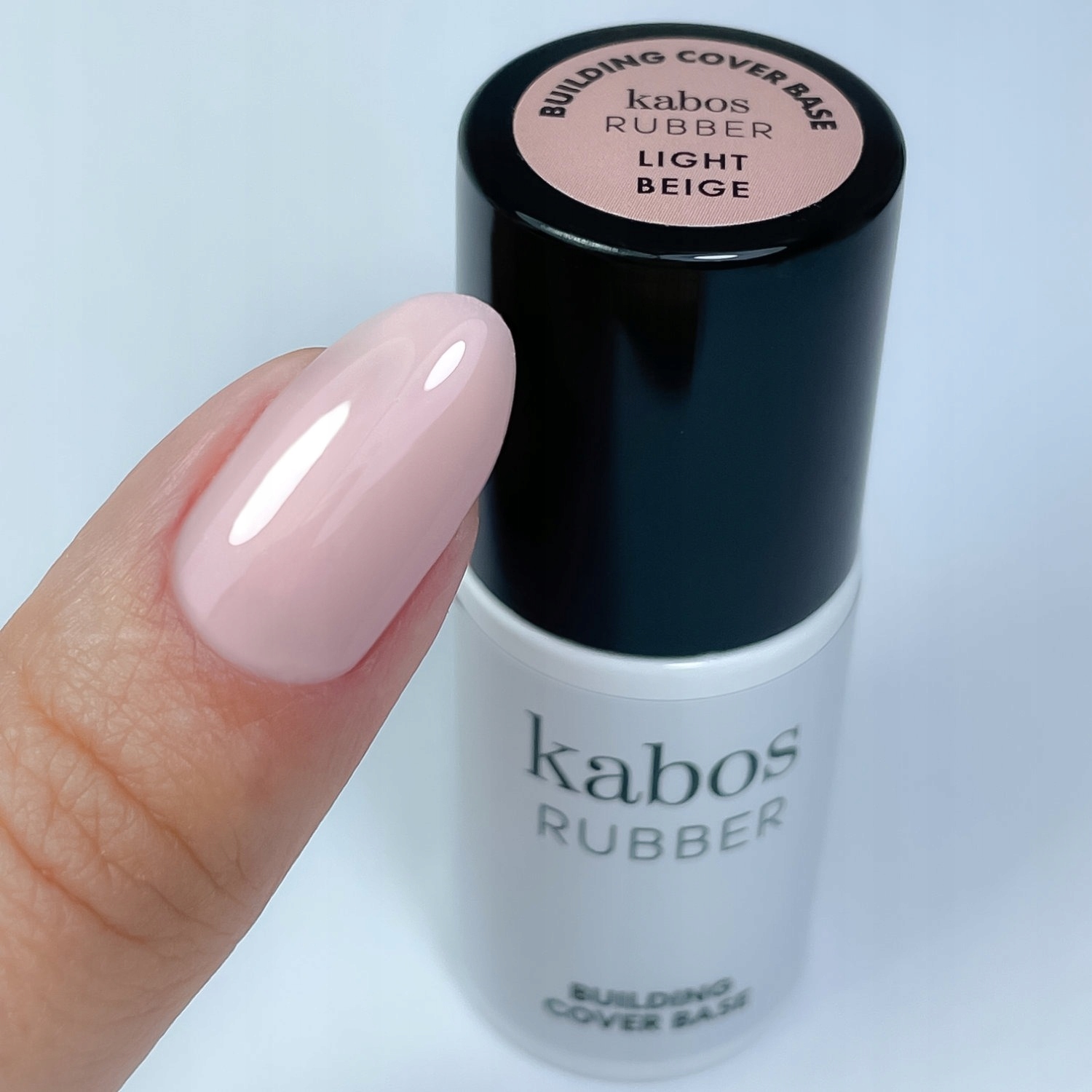 Kabos Light Beige 8ml baza kauczukowa Rubber Building Cover Base Stan opakowania oryginalne