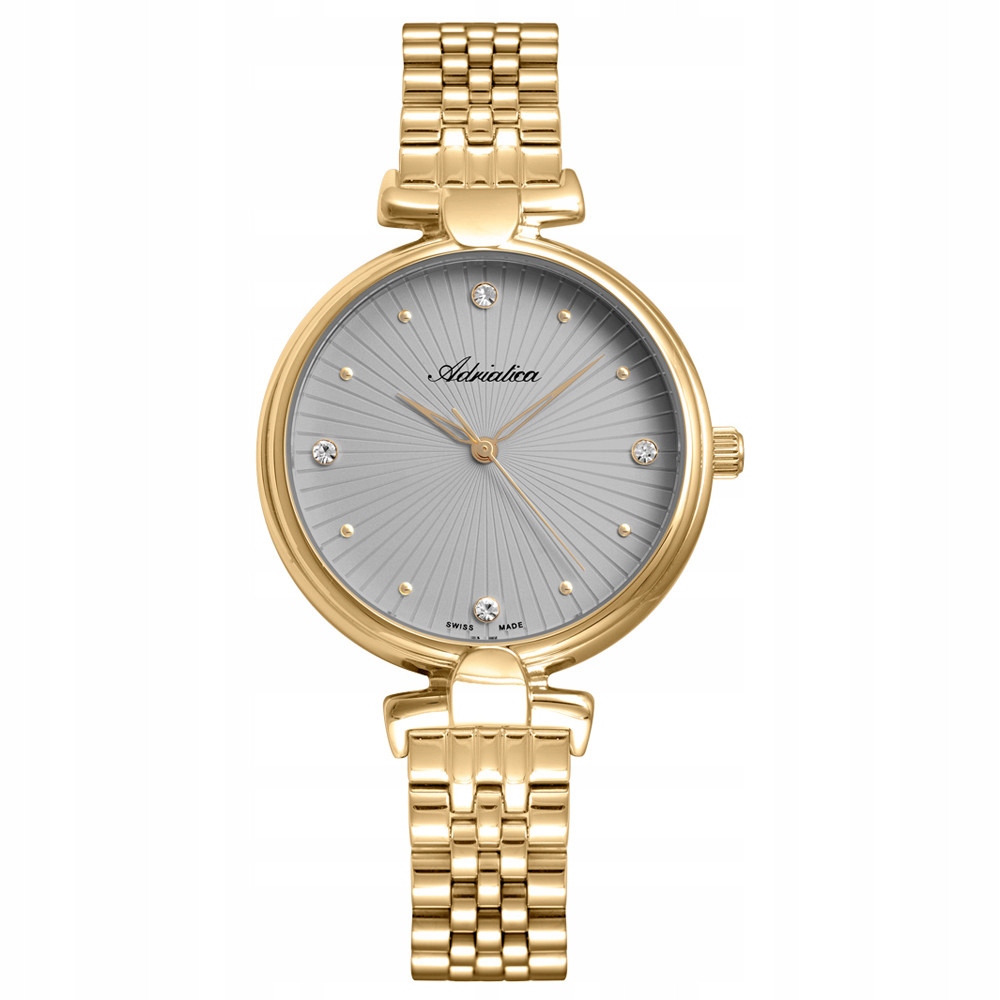 Dámské hodinky Adriatica A3530.1147Q Zirkony zlaté