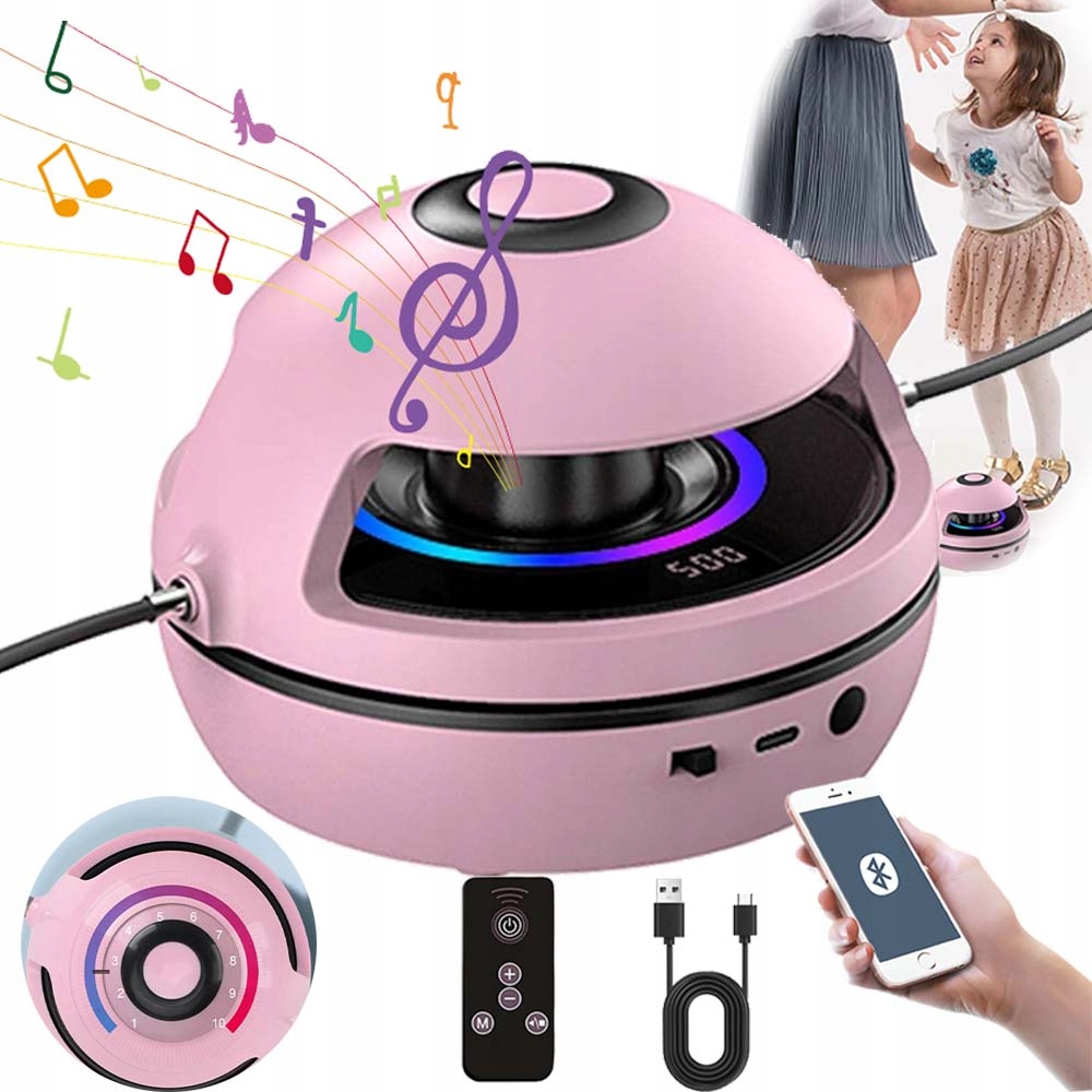 Muzyczna Skakanka, Inteligentna Elektryczna Skakanka Bluetooth 10PRĘDKOŚCI