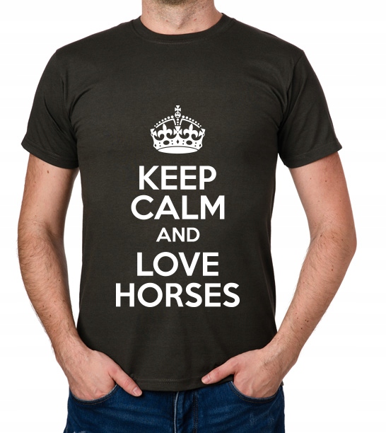 

koszulka Keep Calm And Love Horses prezent