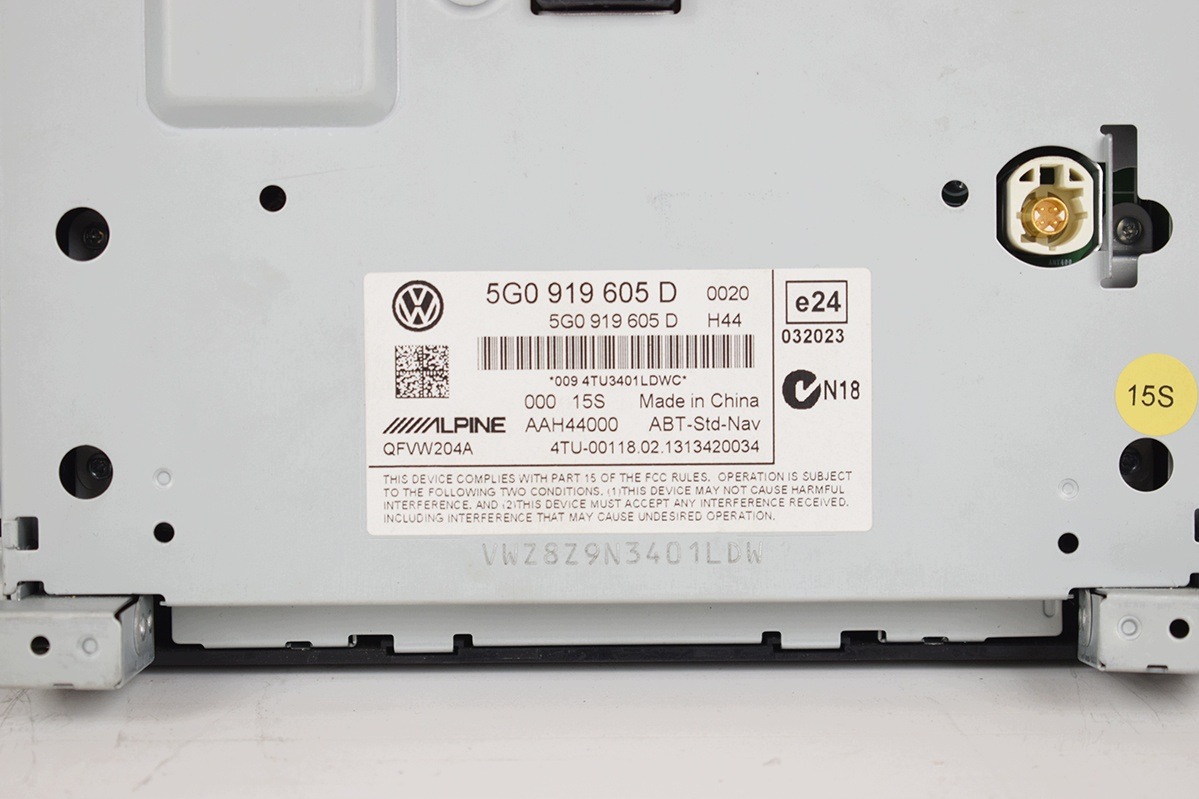 Display * navigazione VW PASSAT B8 GOLF VII 5G0919605D