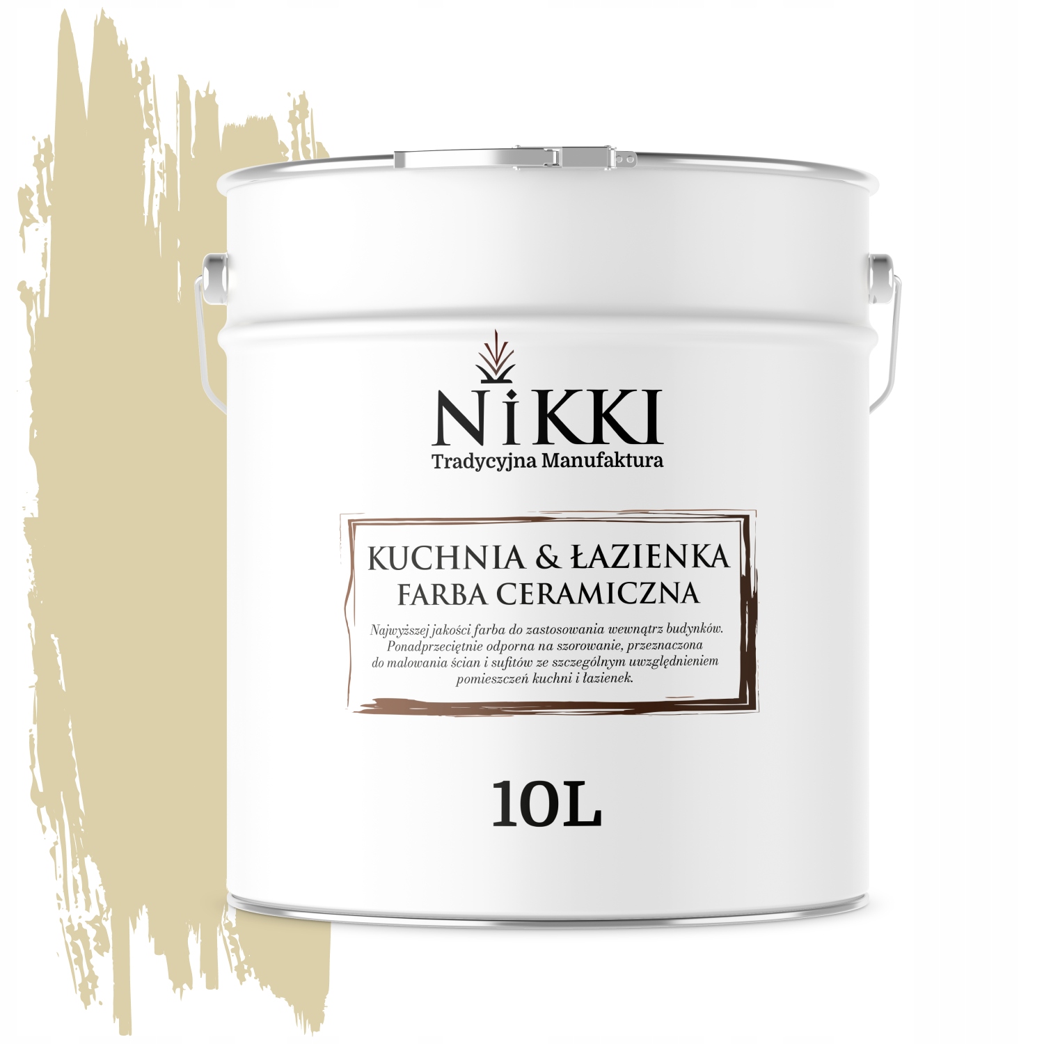 Keramická Farba Kuchyňa Kúpeľňa Zhnitá Zelená Svetlá H2362 Mat 10 L Nástenná