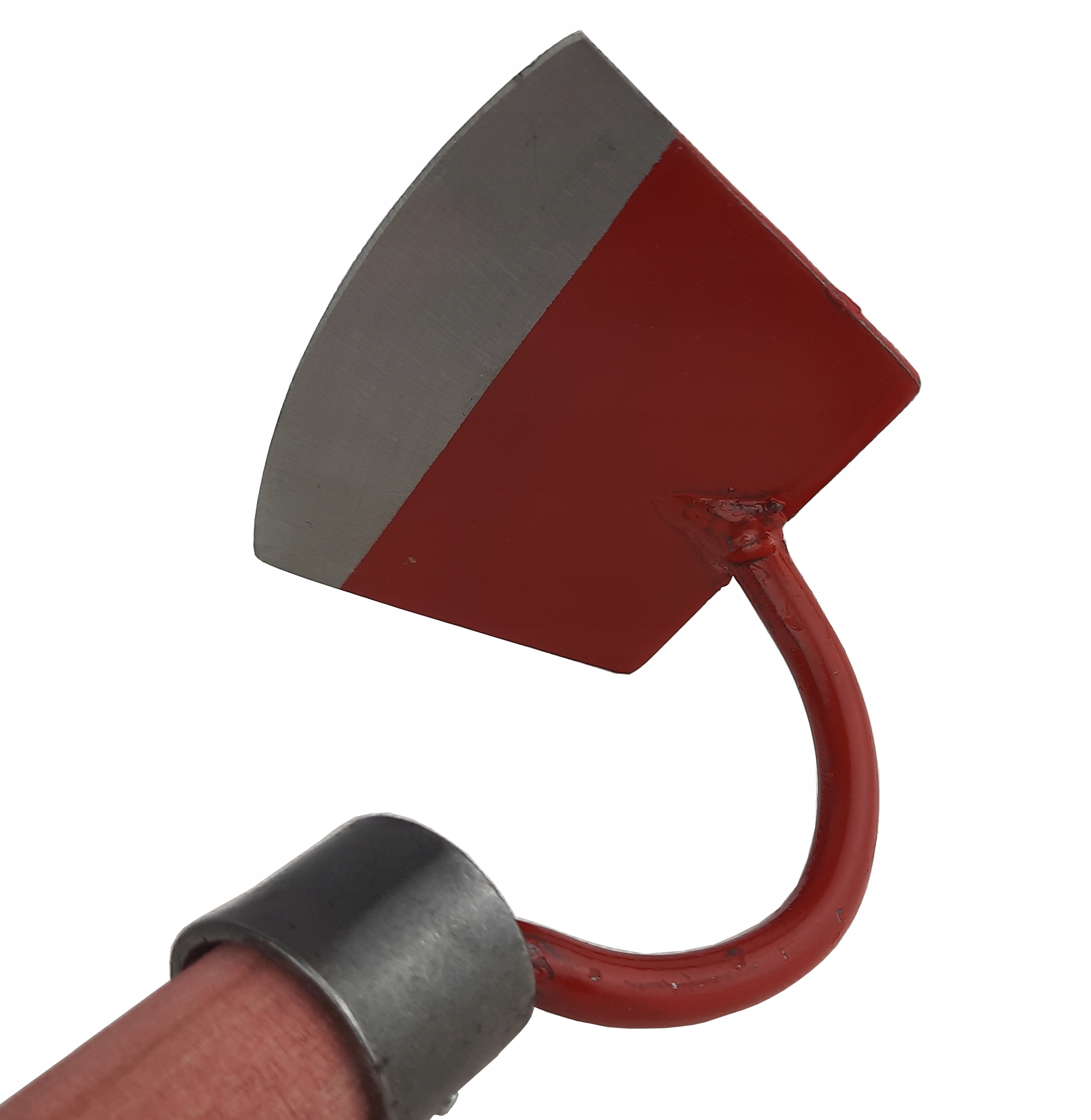 

Motyka czerwona krótka L100mm z trzonem