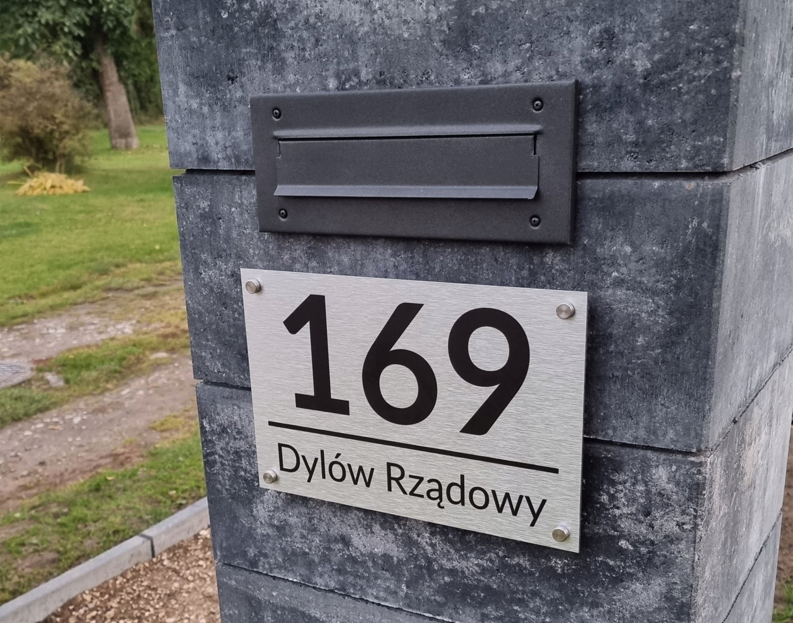 Numer na dom 32 x 21 cm Marka bez marki