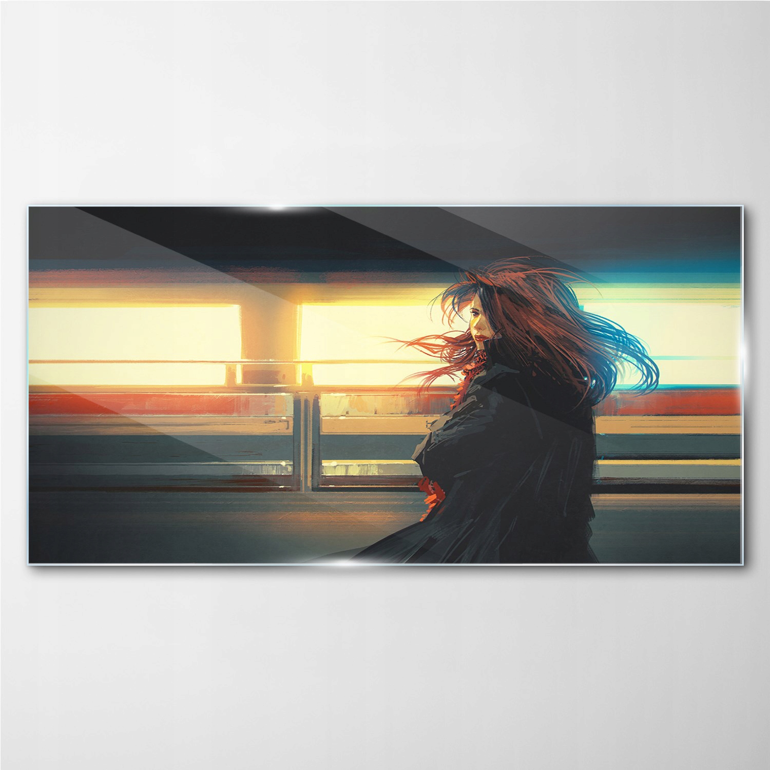 

Foto-obraz szklany Kobieta cyberpunk 100x50 cm
