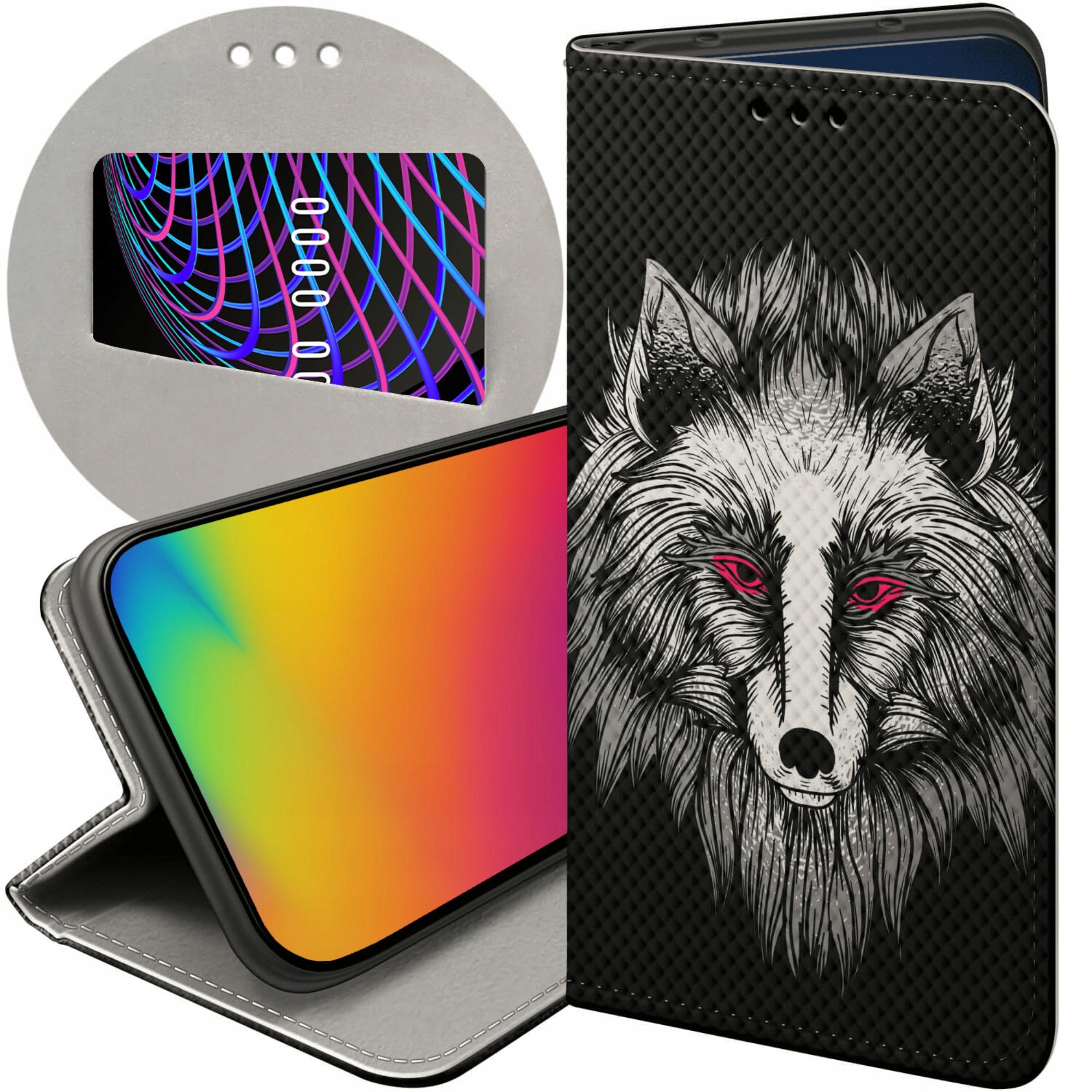 Etui Z Klapką Do Samsung Galaxy S24 Fe Wilk Wilkołak Wolf Wilczyca