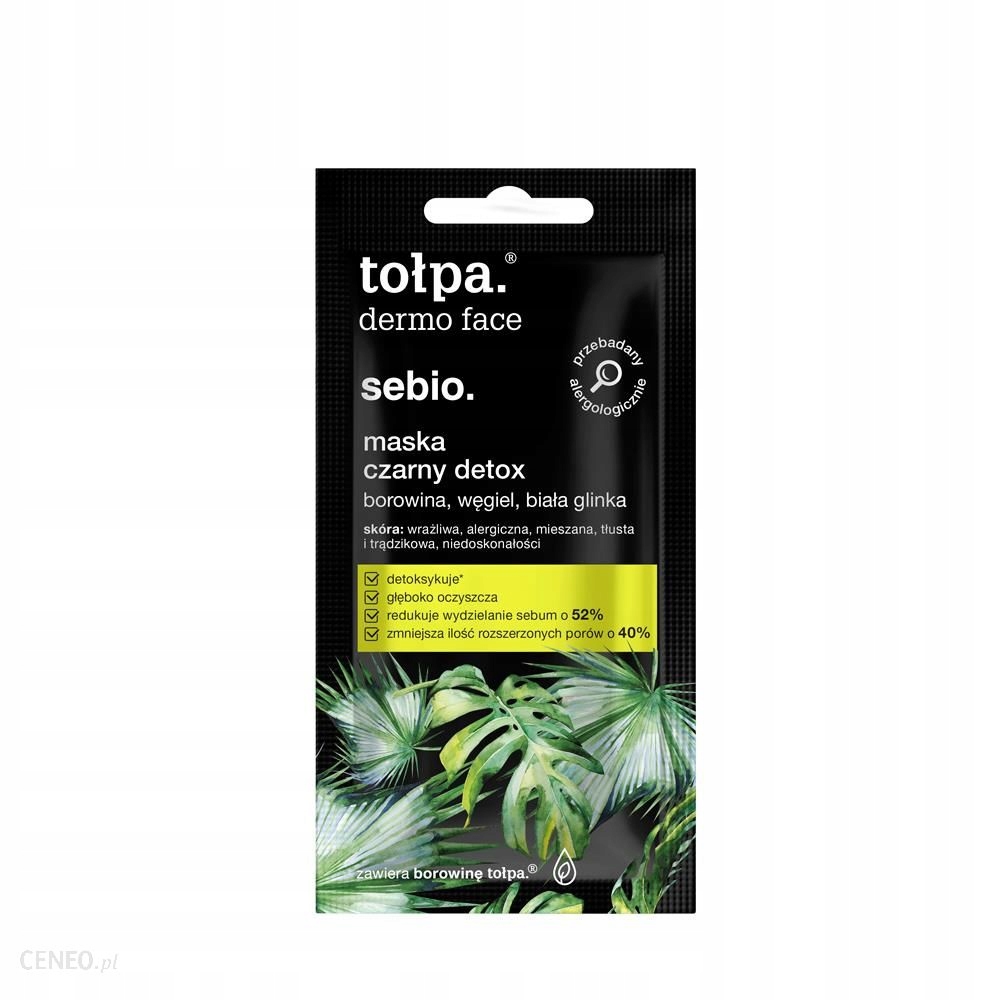 

Tołpa Sebio maska czarny detox 8ml