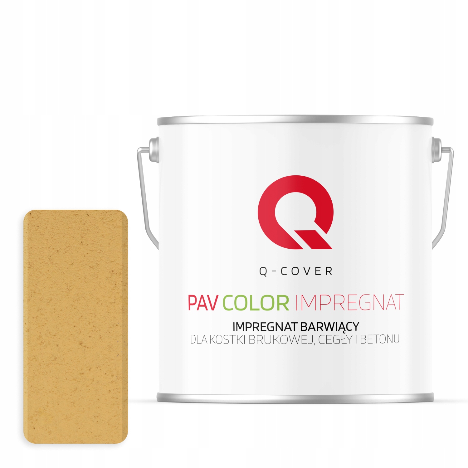 Barvící Impregnát Pro Dlažební Kostky Z Cihel Betonu, Pískově Žlutá Barva 5 L
