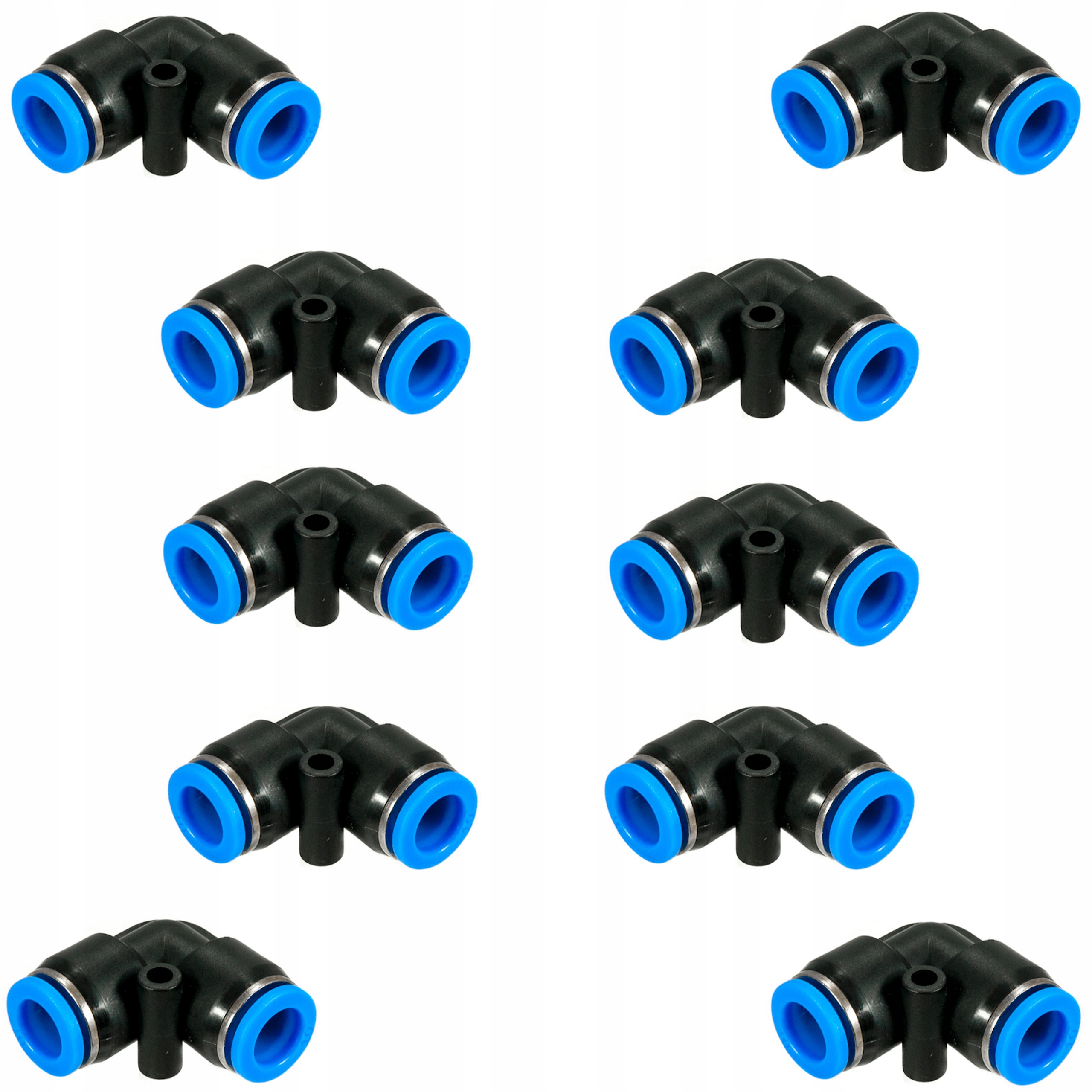 

Kolanko kolano wtykowe auto wtykowe wąż 8mm 10szt