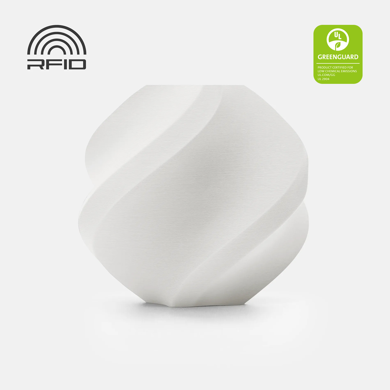 Filament Bambu Lab Refill PLA Matte 1,75mm 1kg - Ivory White
