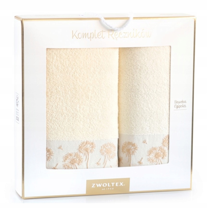 

Komplet Ręczników Botanik Zwoltex Ecru