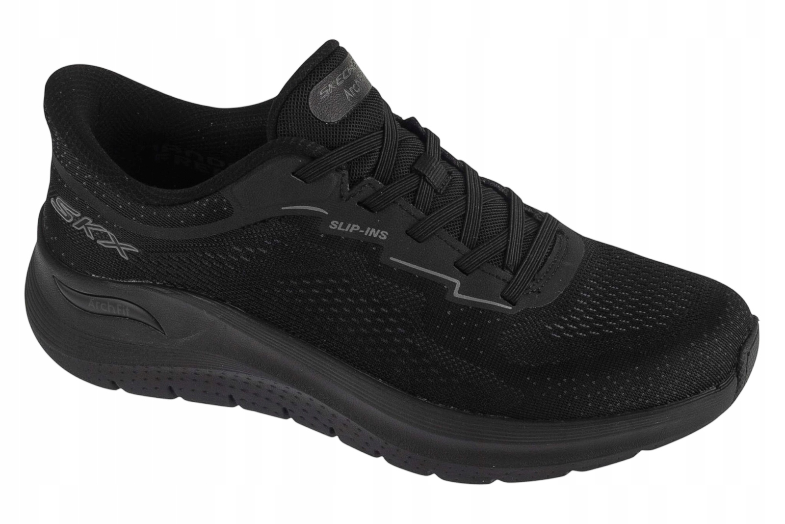 Skechers Slip-ins Arch Fit 2.0 [46] Pánské tenisky Síťovina Černá