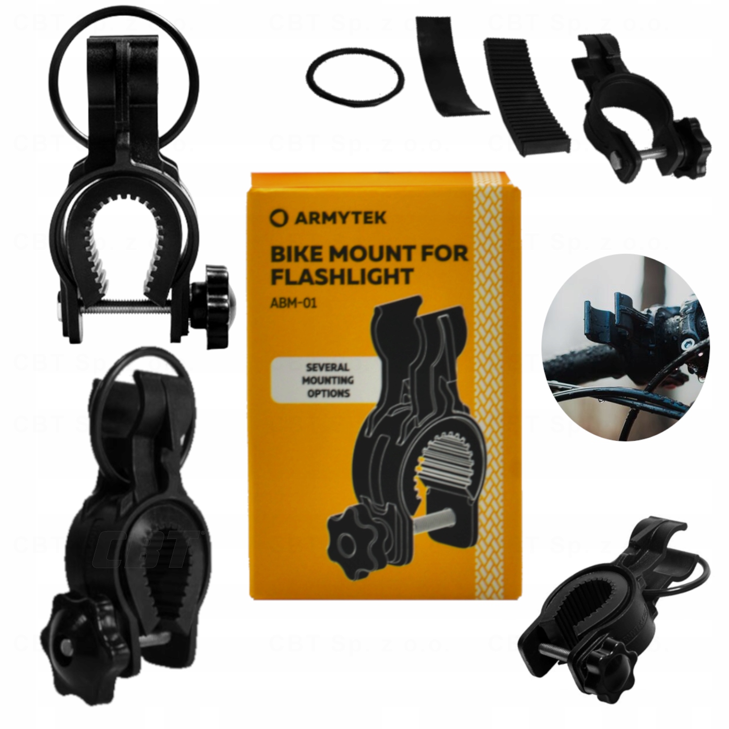 ZESTAW MOCNA LAMPKA ROWEROWA LED ELF C2 MICRO-USB WHITE 1100LM PRZÓD UCHWYT Kod producenta ATA04301