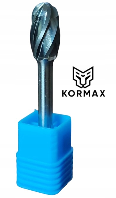 Fréza 12 mm, oválný rotační pilník Tre na hliník z karbidu 12x20 mm Kormax