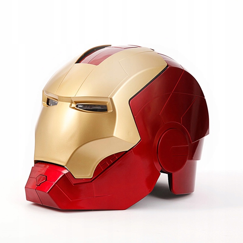 MASKA KASK IRON MAN ŚWIECĄCA OTWIERANA LED COSPLAY Płeć uniseks