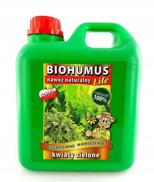 

Biohumus do kwiatów zielonych naturalny 2L Humus