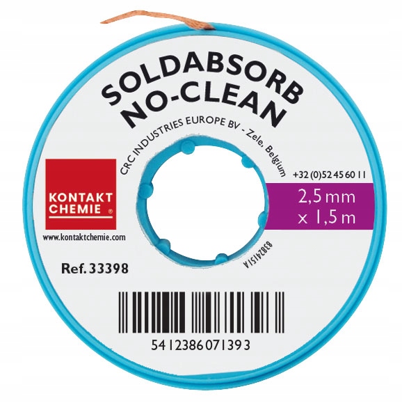 

Soldabsorb plecionka do odsysania cyny 2,5mm 1,5m