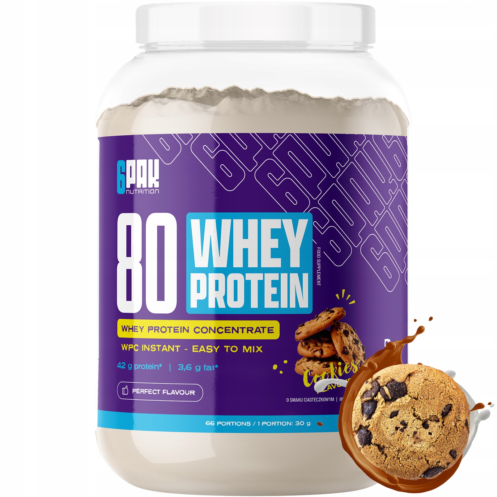Protein XXL 2KG Whey Protein Wpc 100% Large Syrovátkový Protein Bcaa