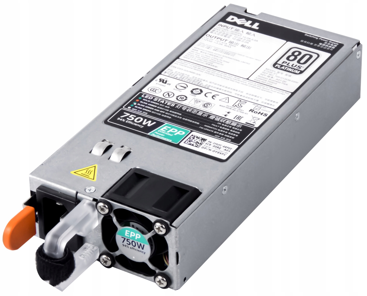 Dell 0Y9VFC 750W E750E-S1 R630 R730 T430