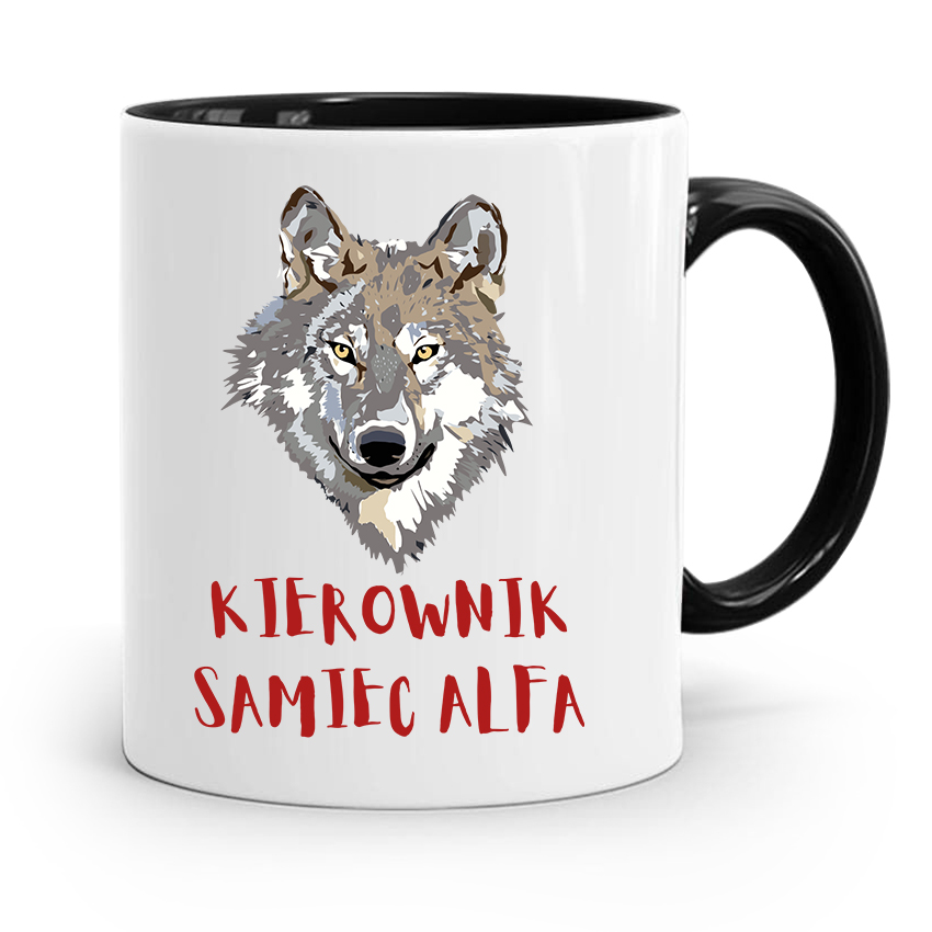 

Kubek Czarny Kierownika Kierownik Samiec Alfa