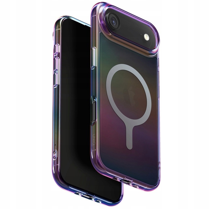 Etui iPhone Air (2025) Magsafe, kolorowe-ciemne (holograficzne)