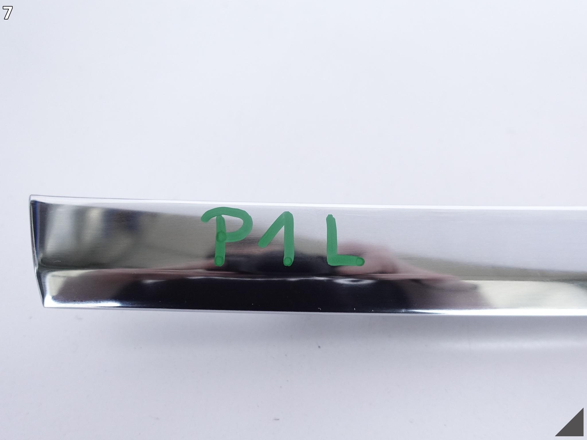 TESLA MODEL X 15- door moulding CHROM right rear part