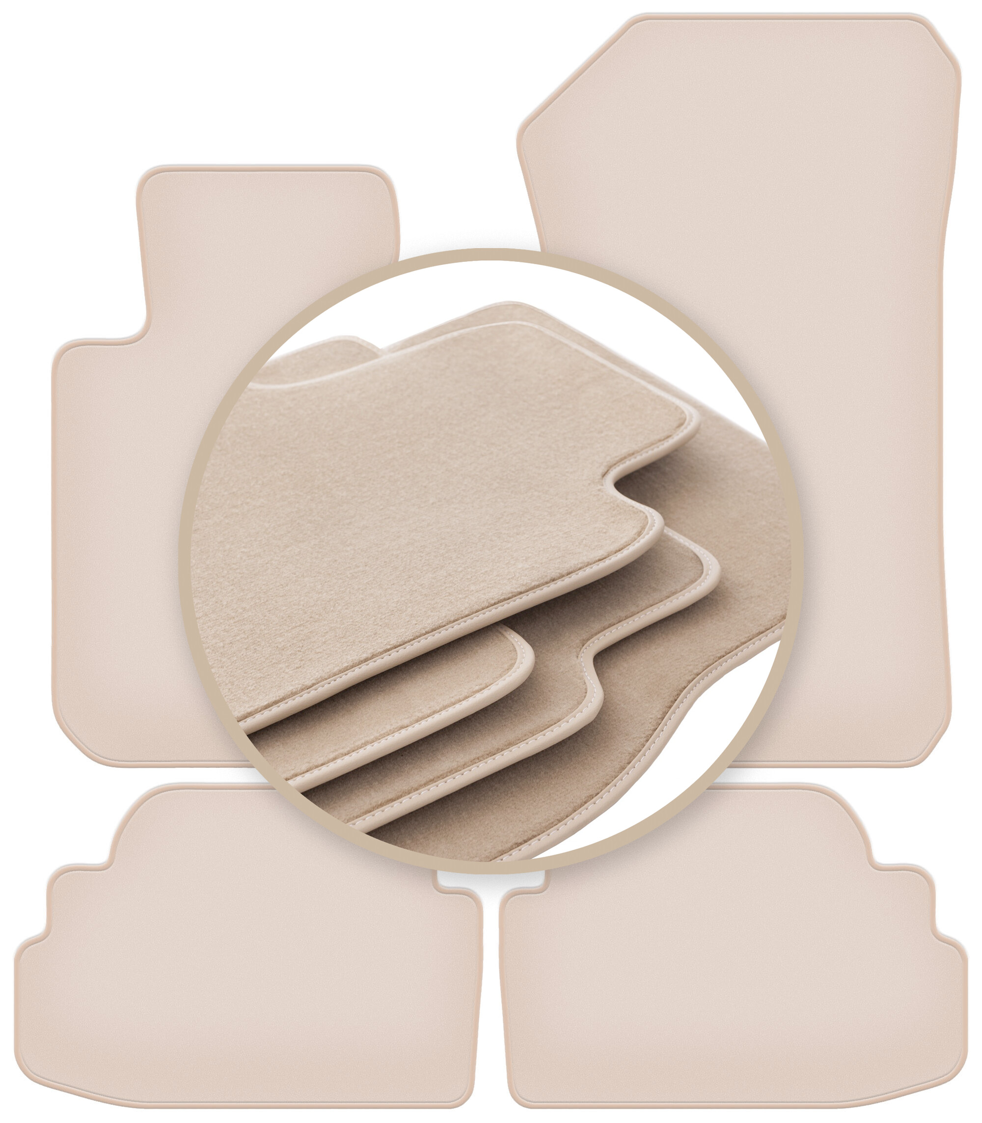 Velúrové koberčeky 10 mm Premium pre: Bmw 1 E82 kupé 2007-2013