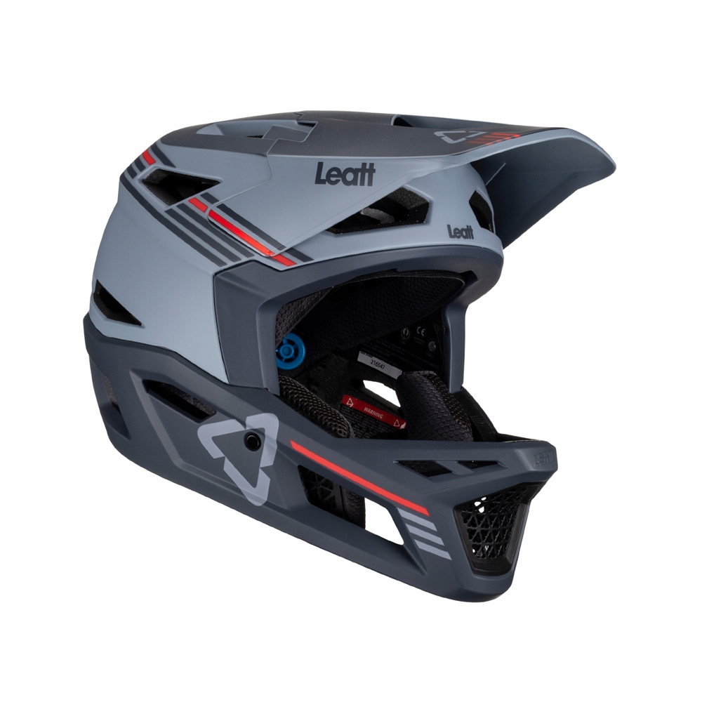 Leatt Cyklistická přilba Mtb Gravity 4.0 V23 Helmet Titanium Barva Černá/Grafit