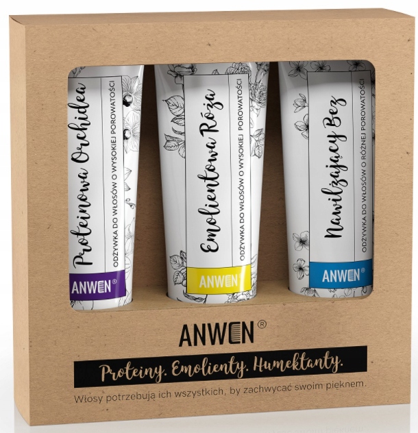 ANWEN ZESTAW ODŻYWEK DO WYSOKIEJ POROWATOŚCI 3X100