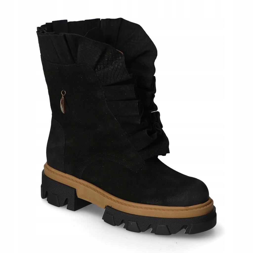 Kotníkové Boty Damiss 539 Černé velurové 37