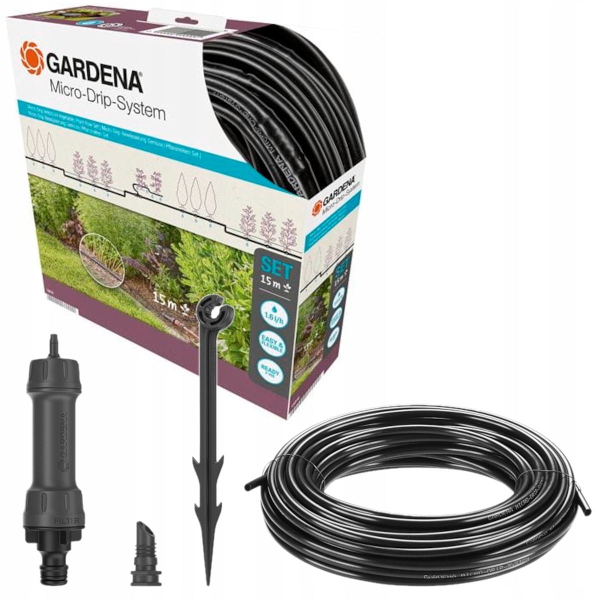 

Linia Kroplująca Do Roślin Micro-drip 15m Gardena