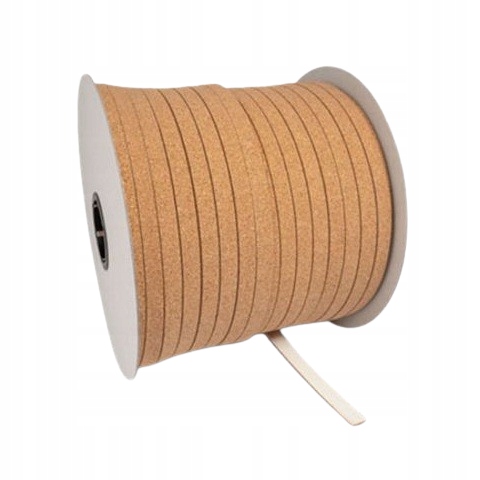 Korková stuha Lisec 3 mm s Pvc adhezivní pěnou 1 mm – 18 mm x 330 m