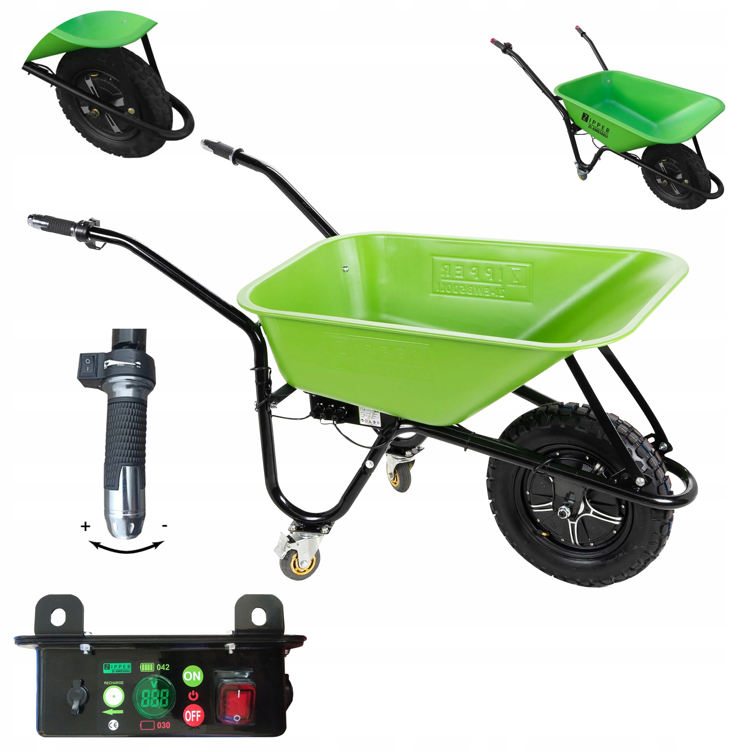 Elektrický vozík EWB500LI zahradní vozík zahradní zahrada