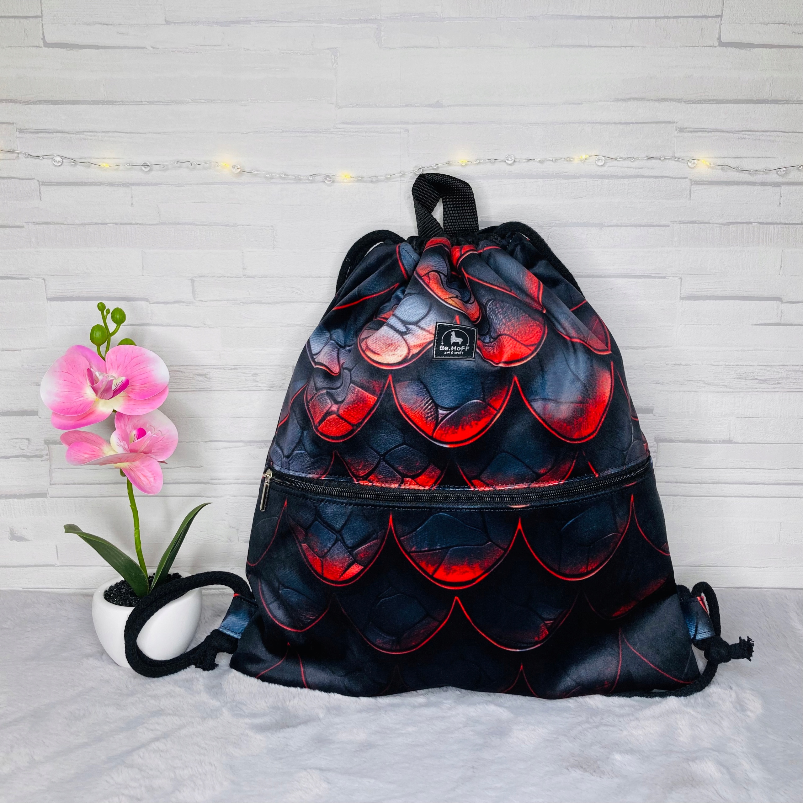 Plecak Worek Handmade Damski Lekki Pojemny | Polska