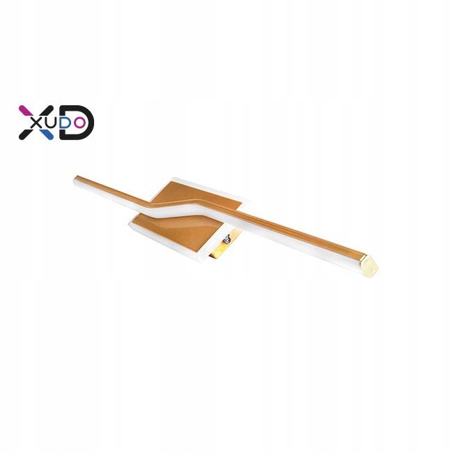 Kinkiet Ścienny Nowoczesny Led 12W 60CM 4000K Wewnętrzny Złoty Matowy