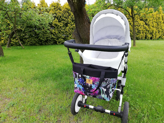 Torba Torebka do wózka organizer kufer + Pasek Wysokość 30 cm