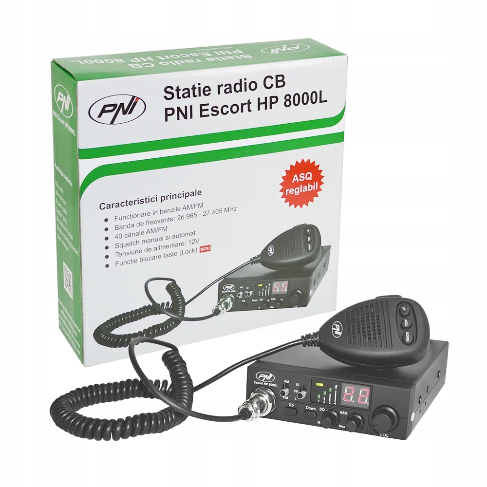 Cb Pni Escort Súprava rádiových staníc Asq Hp 8000L Anténa Cb Pni ML100