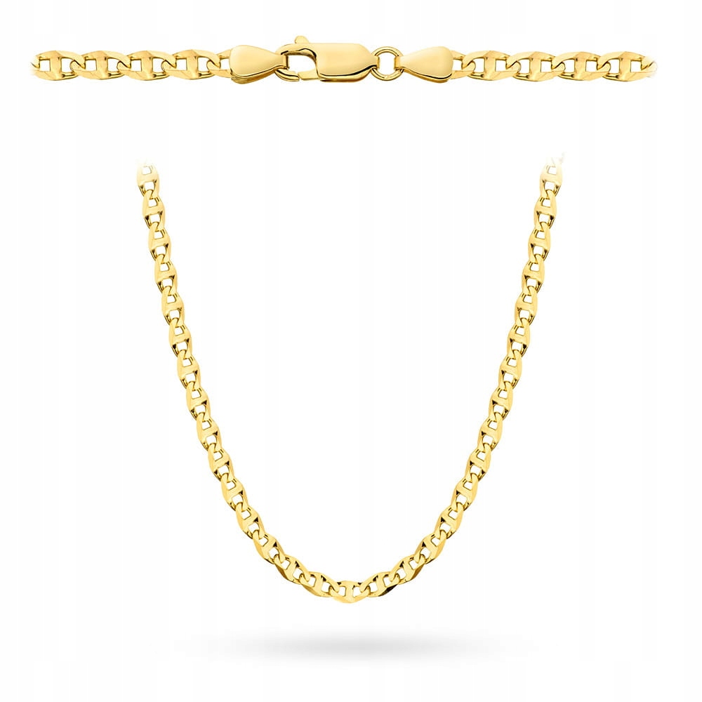 Originální řetízek z 585 zlata, pletený Gucci, 50 cm, 26,8 g, pánský dárek vzor.