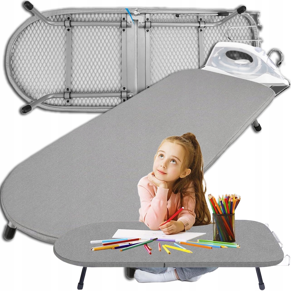 Levně Žehlicí Prkno 83X31 CM, Skládací, S Držákem Na Žehličku, Lehké A Stabilní