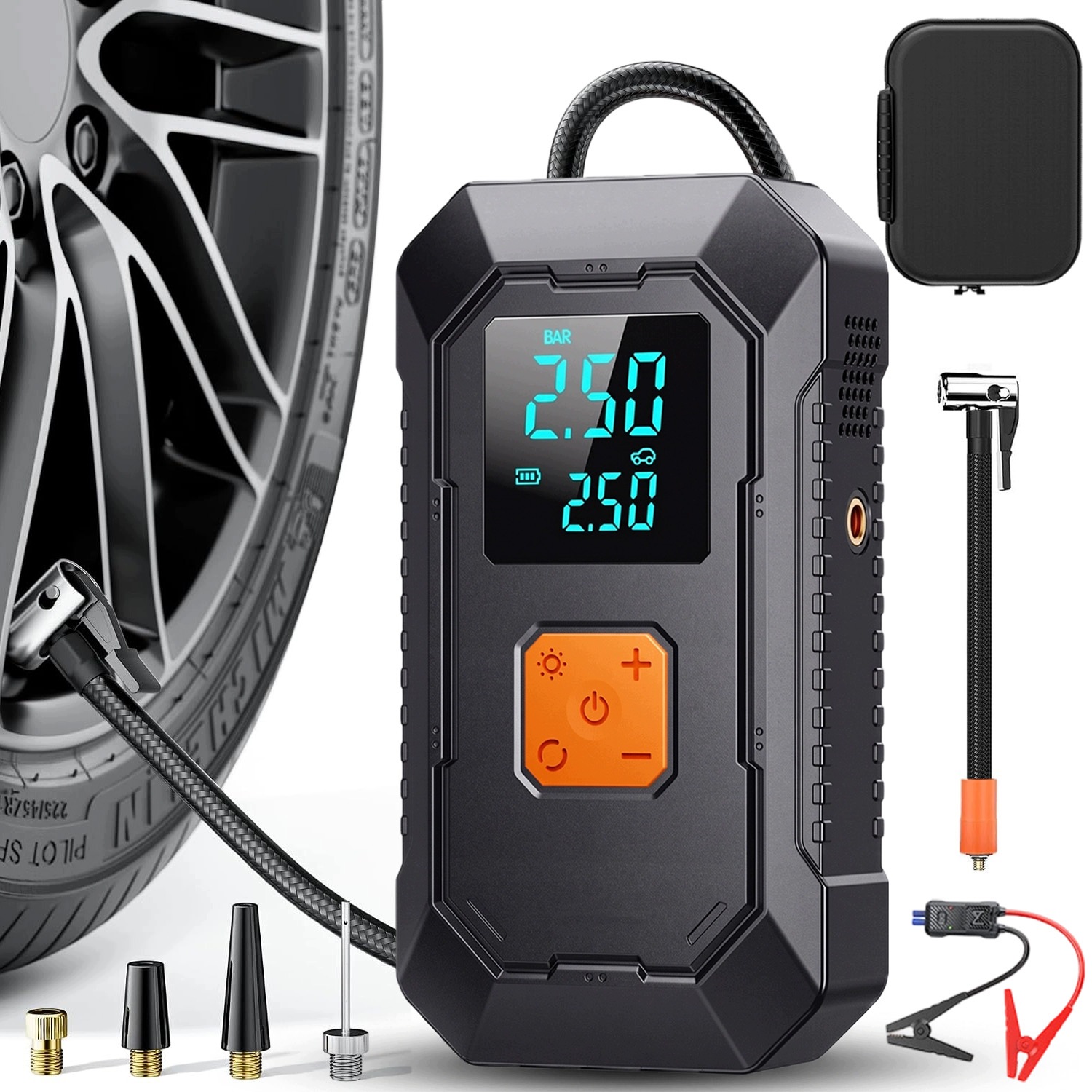 Startovací Zařízení Booster Jump Starter Powerbank 10000MAH Led Usb-c
