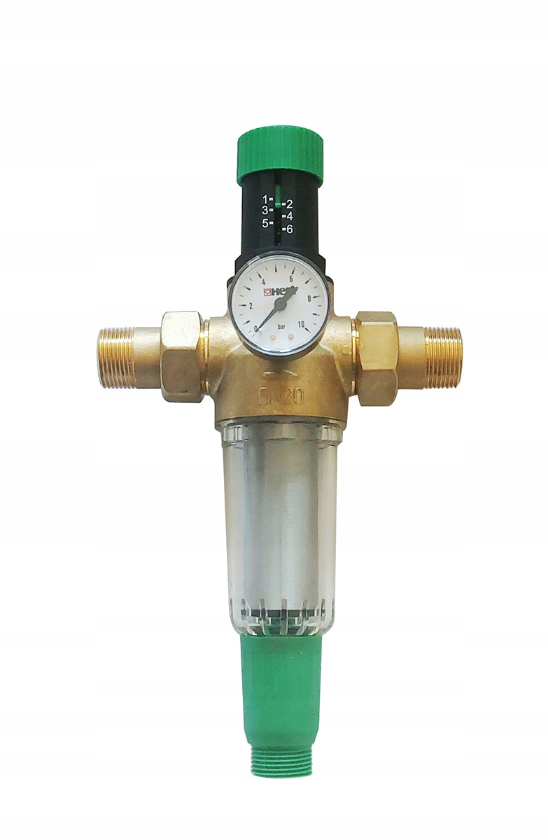 Filter pitnej a úžitkovej vody 3/4" s redukčným ventilom Herz